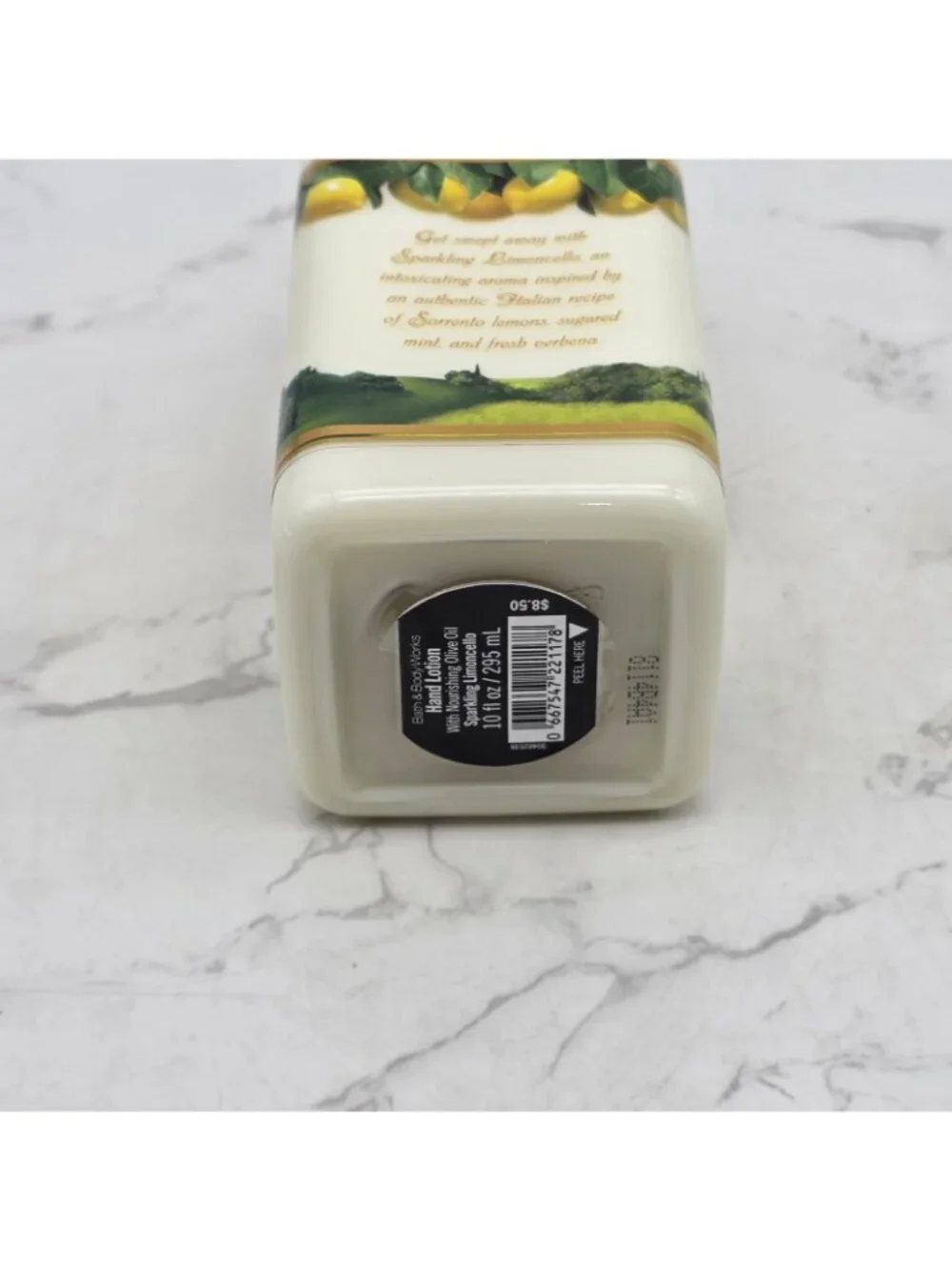 Bath and Body Works Sparkling Limoncello Hand Lotion Olive Oil Pump 10oz NEW